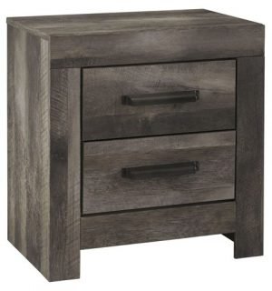 rustic nightstand