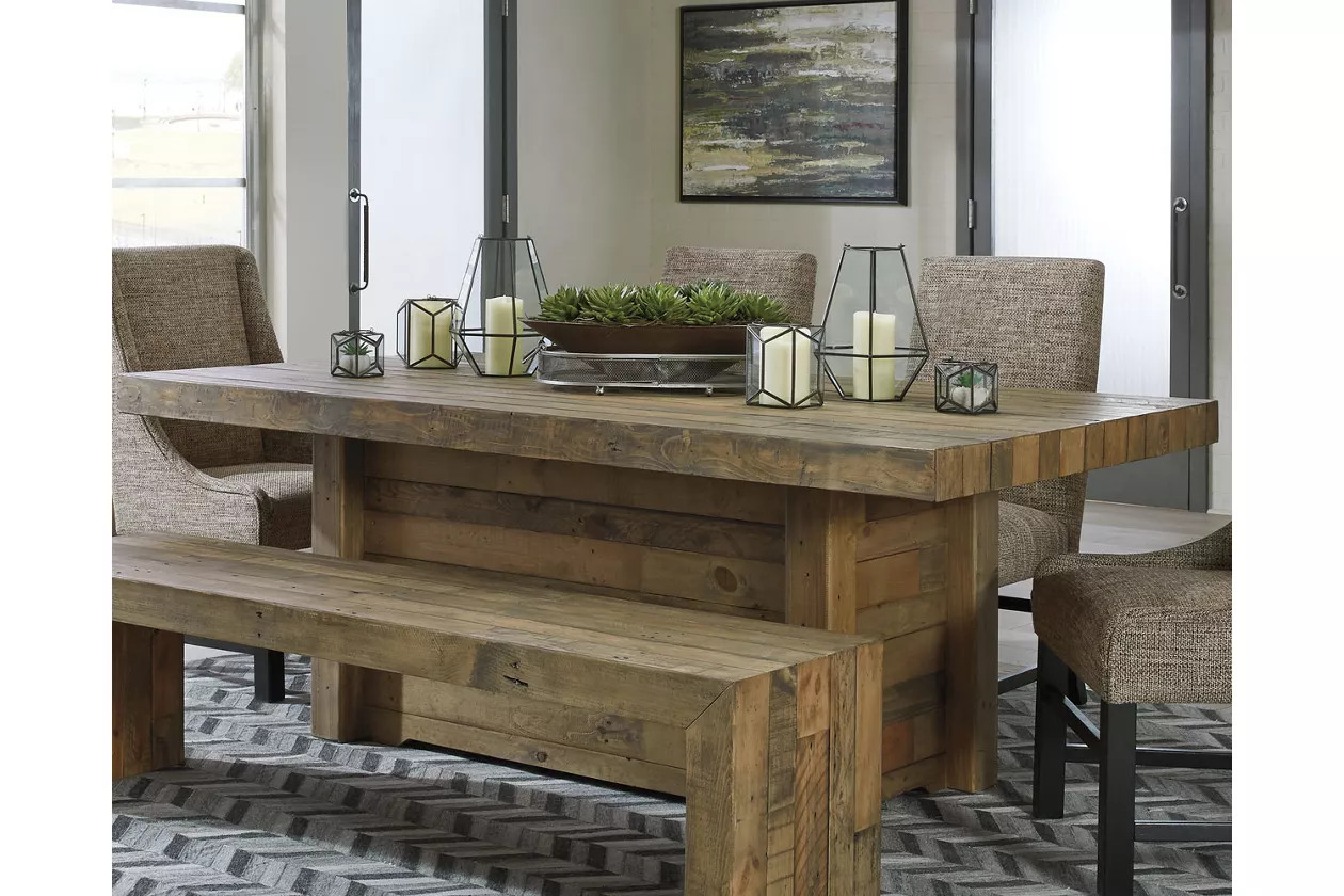 sommerford dining room table grey